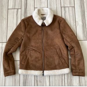 ASOS Sherpa lined jacket. EUC like new